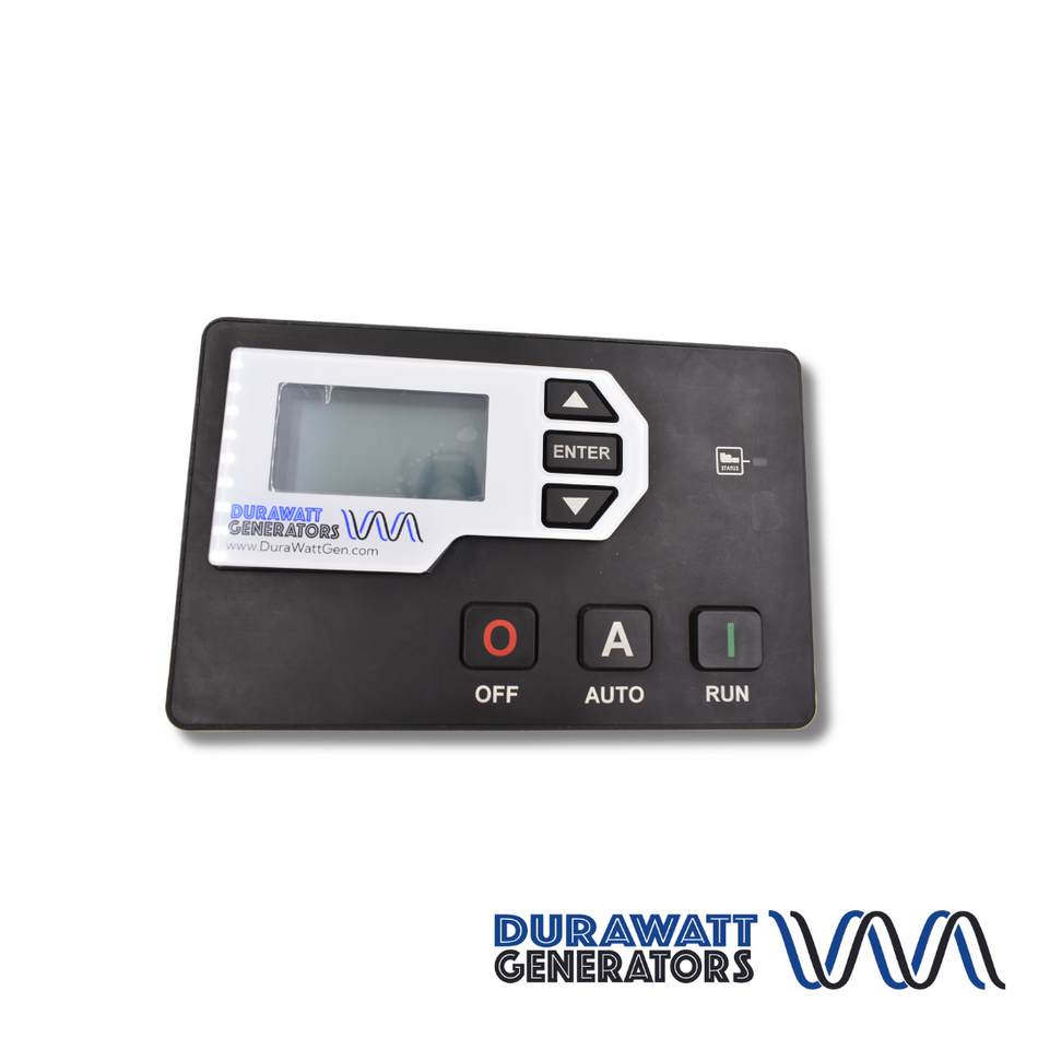 Black and gray DuraWatt controller with several buttons