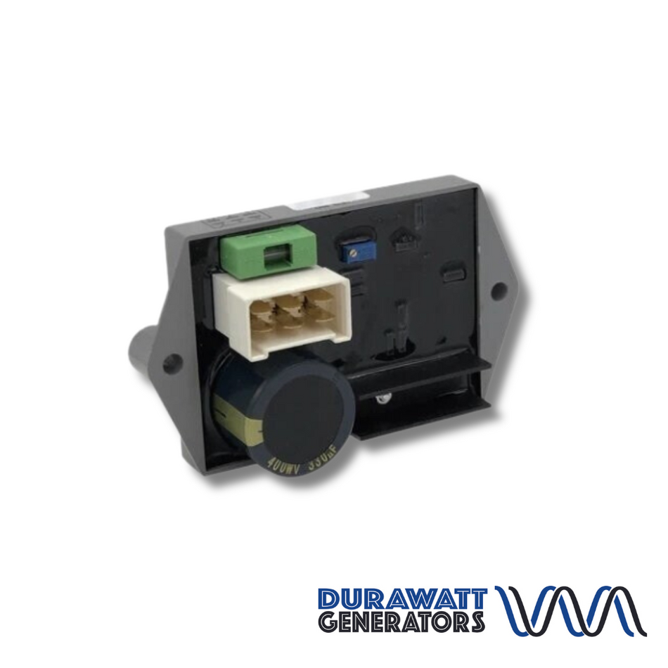 Black and gray regulator on white background